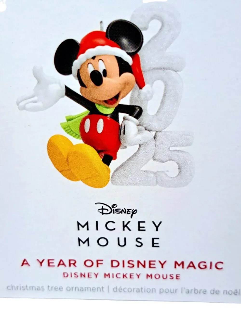 Hallmark Keepsake 2025 Disney‎ Mickey Mouse A Year of Disney Magic Ornament